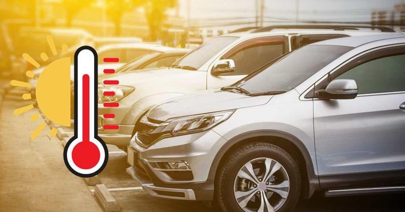 Giải pháp làm mát xe nhanh chóng khi đỗ xe ngoài trời nắng