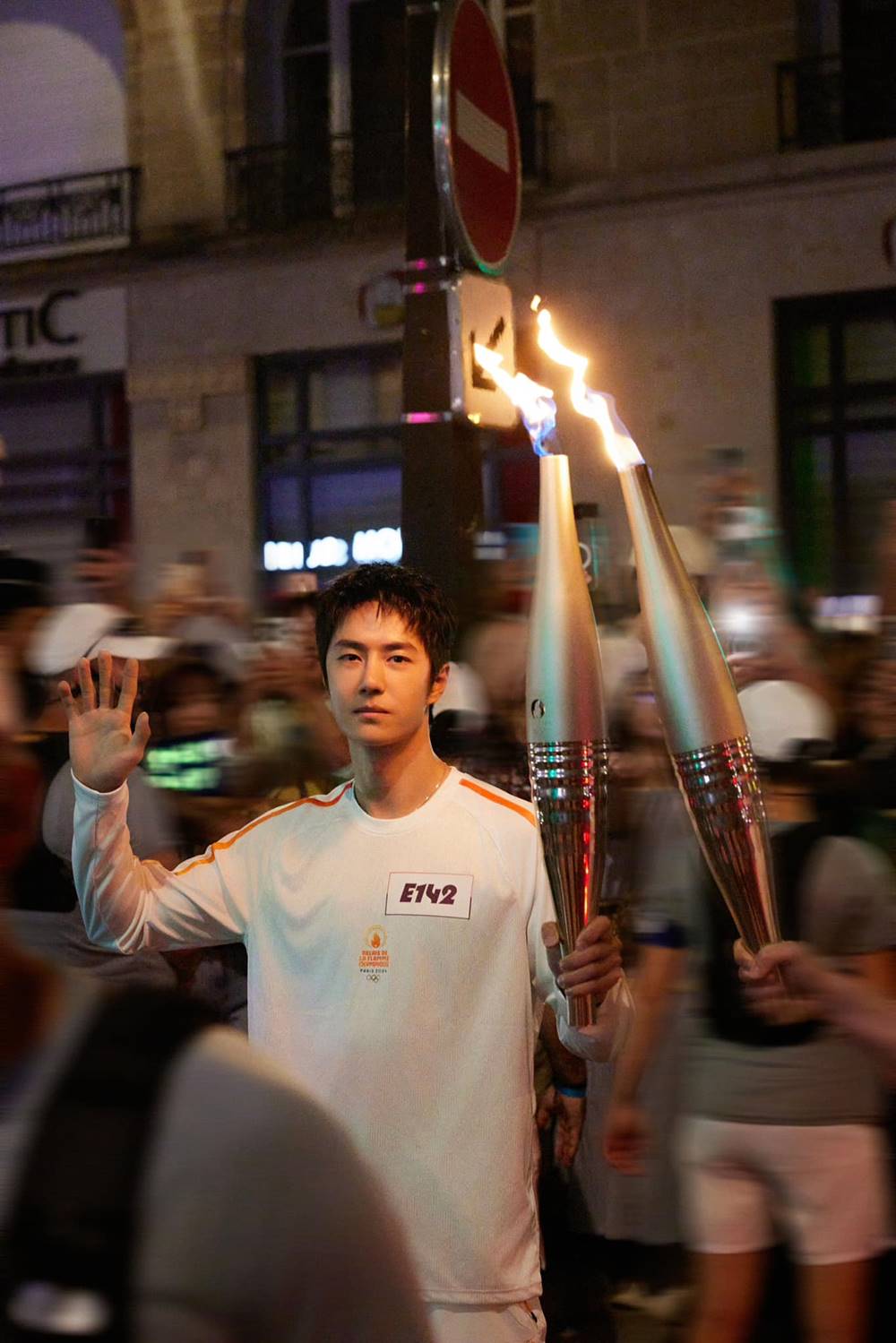 Vuong Nhat Bac appears handsome here