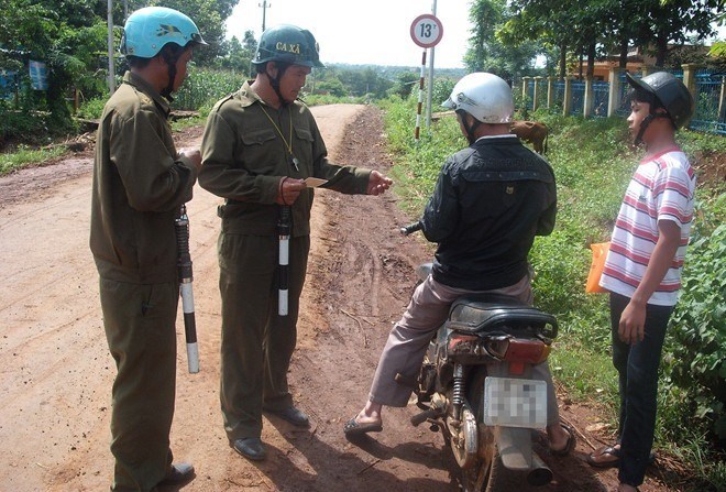 Công an xã vẫn được tuần tra theo Luật Trật tự, an toàn giao thông đường bộ