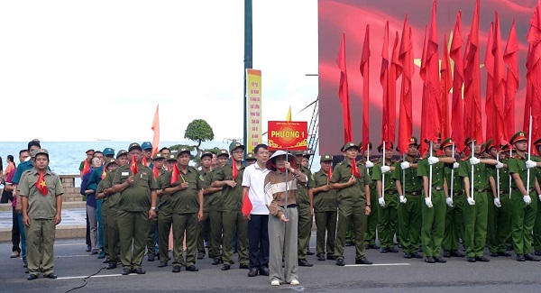 Lực lượng trật tự thôn ở Bà Rịa - Vũng Tàu. Ảnh: Công an Bà Rịa Vũng Tàu