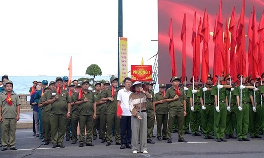 Lực lượng trật tự thôn ở Bà Rịa - Vũng Tàu. Ảnh: Công an Bà Rịa Vũng Tàu