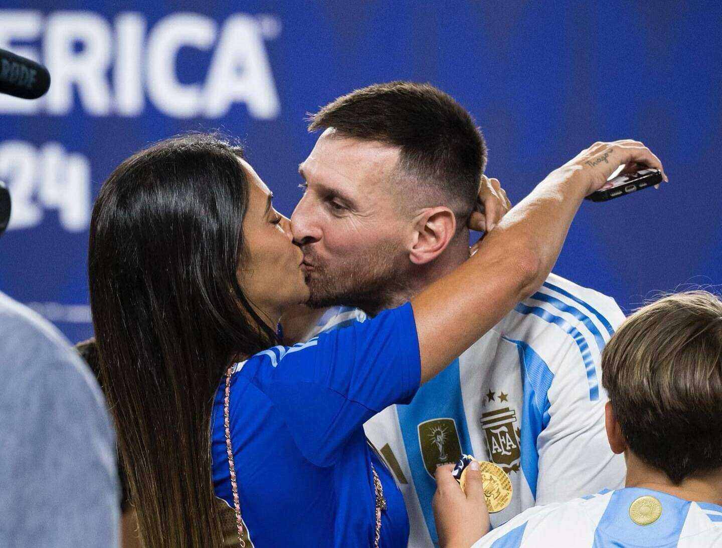 A beautiful ending with Messi in America. Photo: Copa America