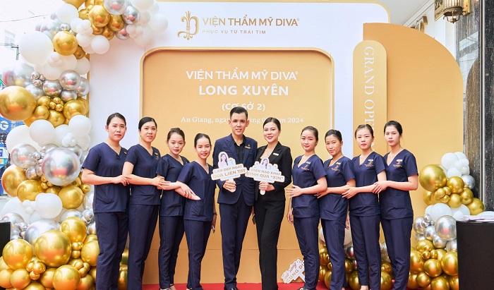 DIVA Long Xuyen Beauty Institute opened a new facility in the city center. Photo: DIVA Beauty Institute