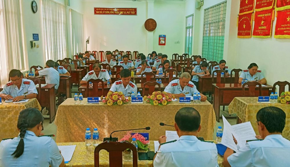 An activity of the Ben Tre Provincial Inspectorate. Photo: Bentre.gov.vn