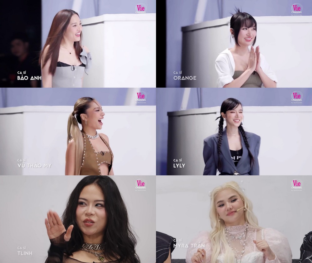 6 female guests will appear in the show "Brother Say Hi". Photo: Cut from video.