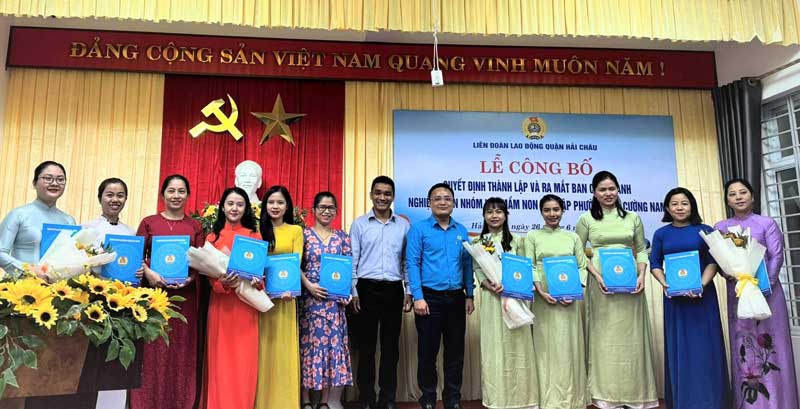 LĐLĐ quận Hải Châu tiếp tục là điểm sáng về phát triển đoàn viên. Ảnh: Trà Vân