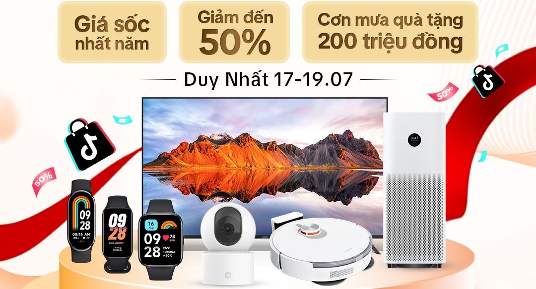 Chương trình Super Grand Opening do Xiaomi và TikTok Shop kết hợp cùng tổ chức hứa hẹn sẽ đem đến những ưu đãi và phần quà hấp dẫn cho người xem. Ảnh: Xiaomi
