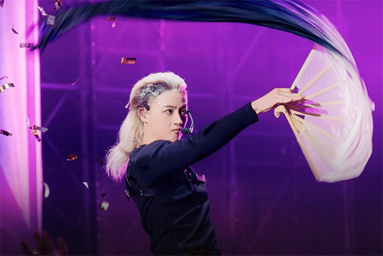 Thanh Duy a interprete la chanson qu'il a compose de son amour pour son frere pour surmonter ses epines. Photo: fabricant