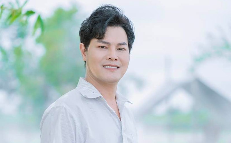 Ông xã nghệ sĩ Bình Tinh (ca sĩ Nhật Minh). Ảnh: NSX