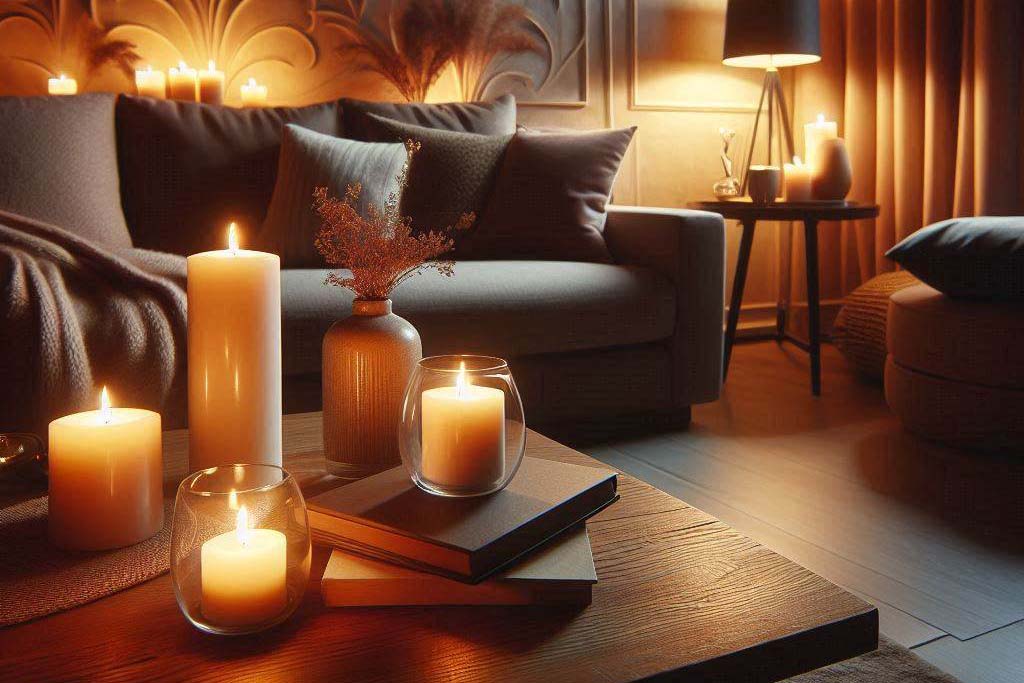 Nến thơm có hương thơm tổng hợp có thể gây rối loạn hormone. Ảnh: AI - Ngọc Thùy