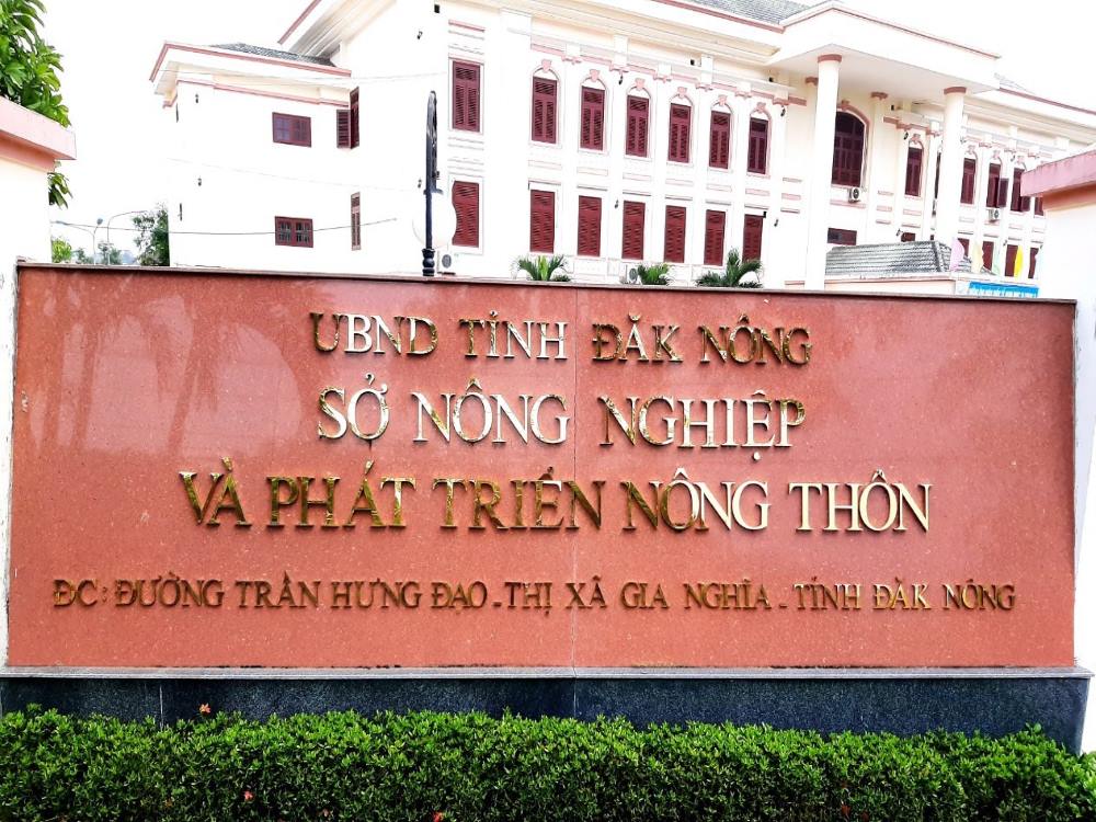 Sở NNPTNT Đắk Nông chuyển thông tin vụ việc vi phạm thu, chi từ hoạt động cấp nước sinh hoạt nông thôn đến cơ quan điều tra. Ảnh: Chụp màn hình