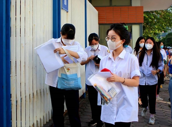 Từ ngày 17.7, thí sinh trên cả nước có thể tra cứu điểm thi tốt nghiệp THPT. Ảnh: Minh Hà
