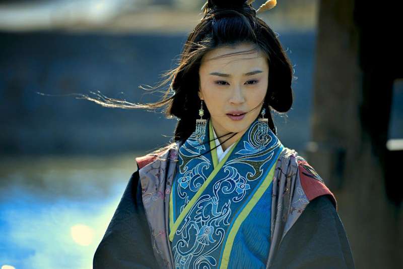 Creating the image of Empress La - the first Empress of the Han Dynasty on screen. Photo: Weibo