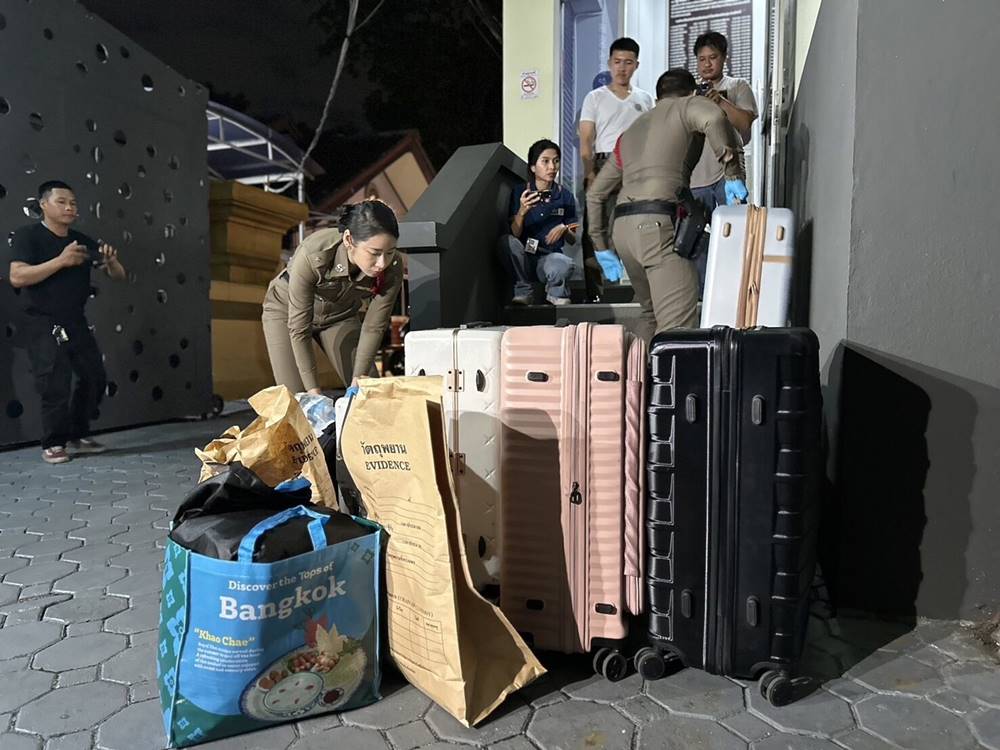 According to initial examination, one of the victims was a makeup artist in Vietnam. Photo: Matichon