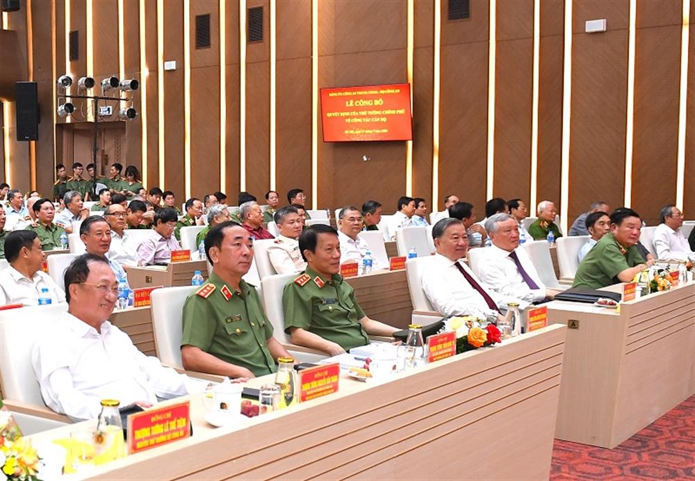 Delegates attended the ceremony. Photo: Ministry of Public Security