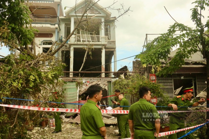 Hiện trường vụ nổ lò hơi khiến 3 người thương vong ở Thái Nguyên. Ảnh: Việt Bắc.