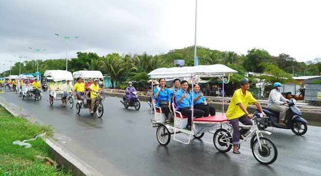 Kiên Giang thành lập Nghiệp đoàn xe lôi đạp du lịch TP Hà Tiên