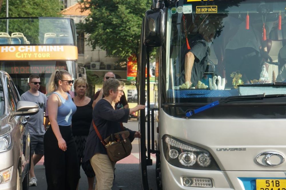 International visitors visit Ho Chi Minh City. Photo: Thanh Chan