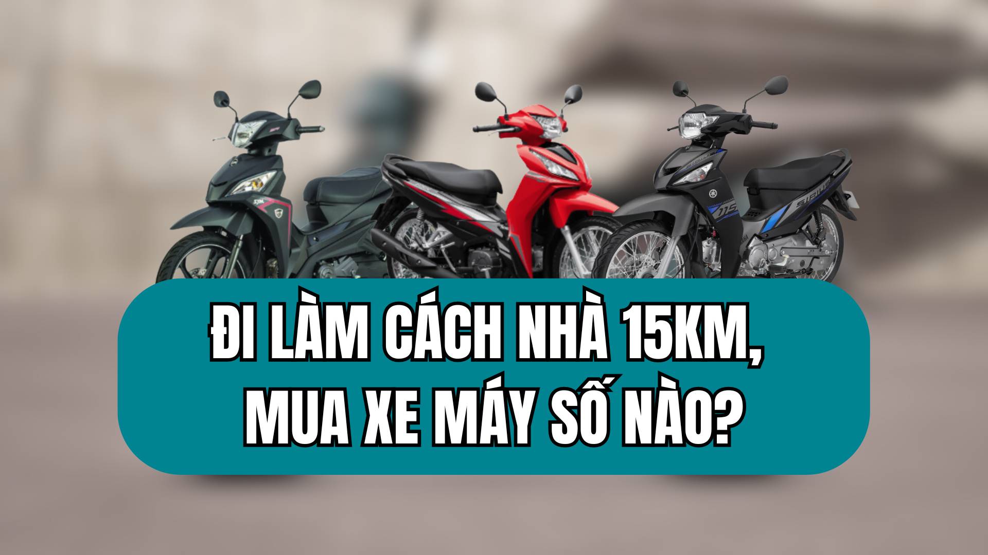 Aller travailler a 15 km de chez soi quel numero de moto les travailleurs devraient-ils acheter? Illustration : Ngoc Diep