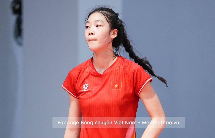 Quynh Huong la 1 trong 3 cau thu U20 duoc trieu tap len tuyen bong chuyen nu Viet Nam tham du giai 