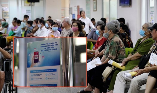 Thanh toán viện phí không dùng tiền mặt, mang nhiều tiện ích cho người dân