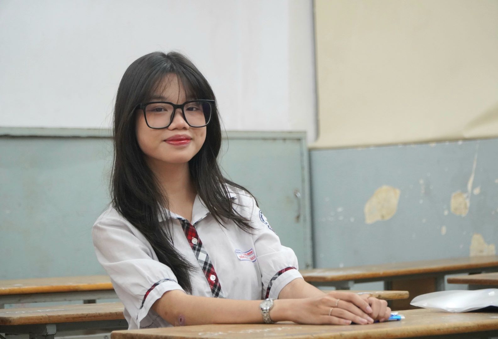 Thí sinh dự thi tốt nghiệp THPT năm 2024. Ảnh: Chân Phúc