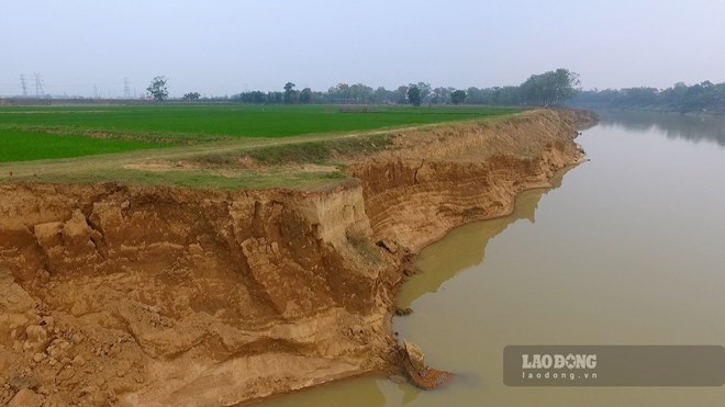 Bắc Giang phòng, chống sạt lở bờ sông