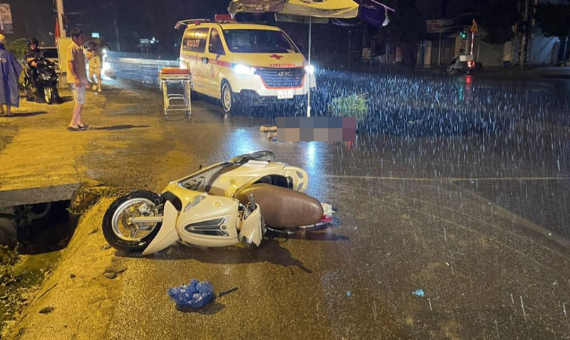 Scene de l'accident. Photo : H.Nguyen