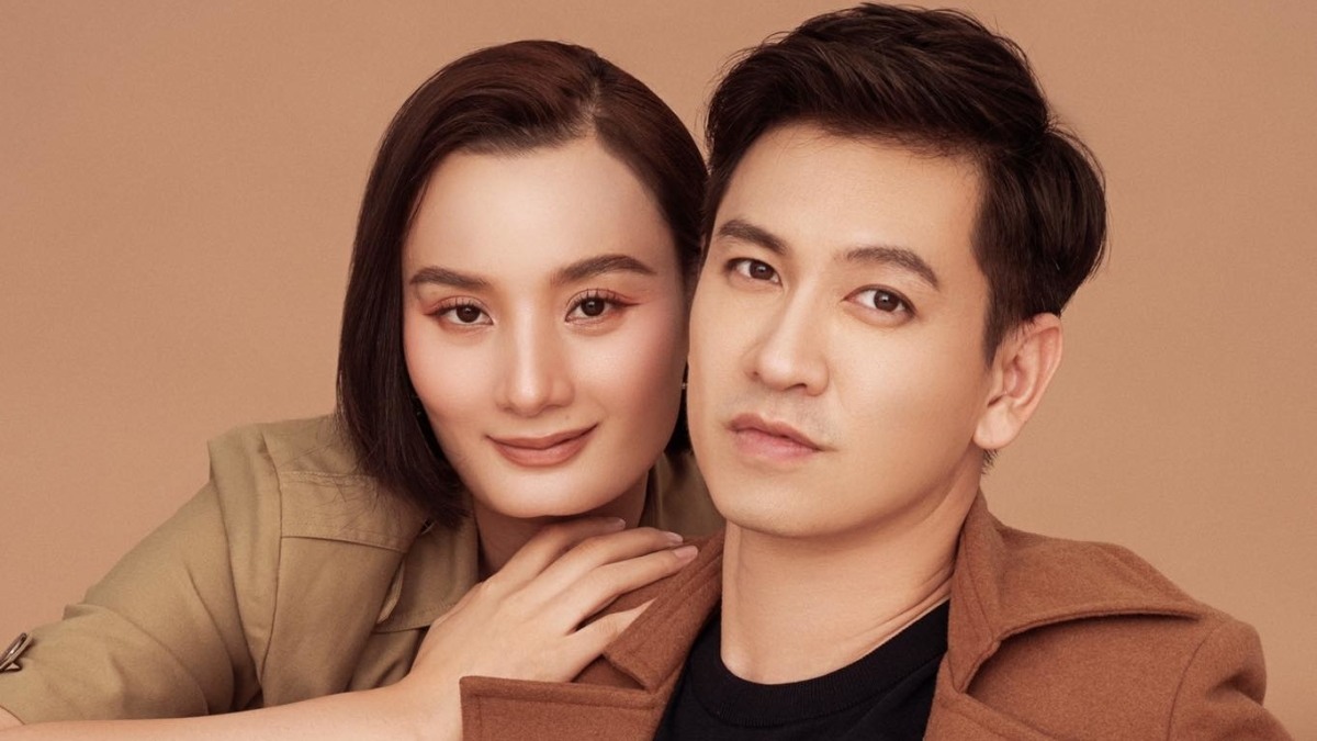 Người mẫu Lê Thúy và chồng. Ảnh: Facebook nhân vật