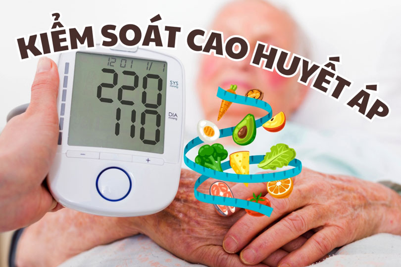 Cách kiểm soát huyết áp cao thông qua chế độ ăn uống
