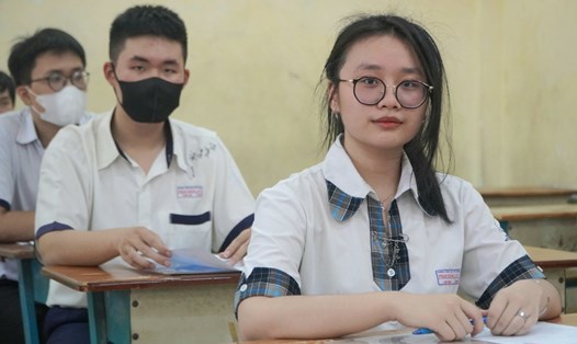 Thí sinh dự thi tốt nghiệp THPT năm 2024. Ảnh: Chân Phúc