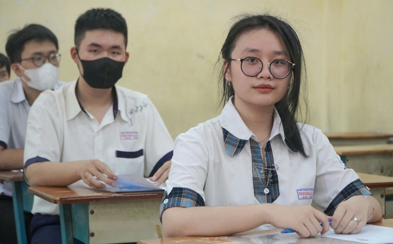 Thí sinh dự thi tốt nghiệp THPT năm 2024. Ảnh: Chân Phúc