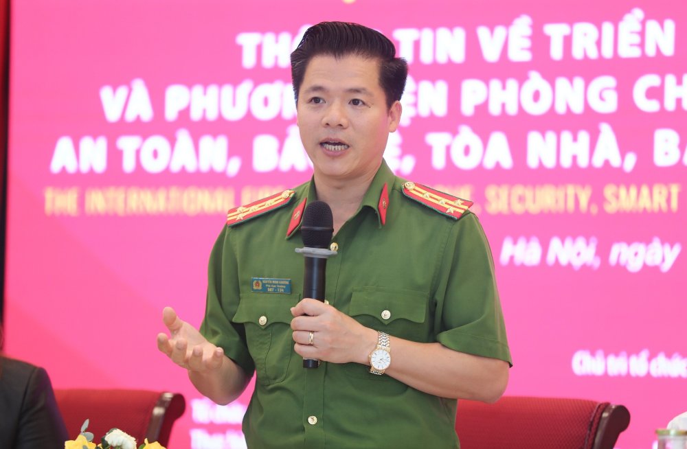 Đại tá Nguyễn Minh Khương - Phó Cục trưởng Cục Cảnh sát Phòng cháy chữa cháy và Cứu nạn cứu hộ. Ảnh: T.Vương
