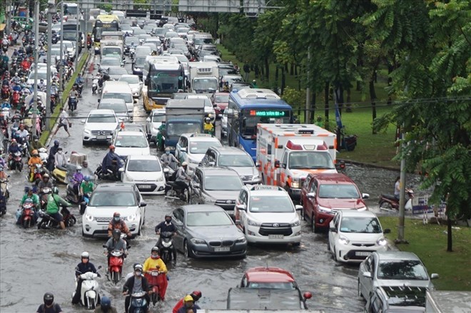 Nam Bộ tiếp tục mưa dông lớn. Ảnh minh hoạ: Minh Quân