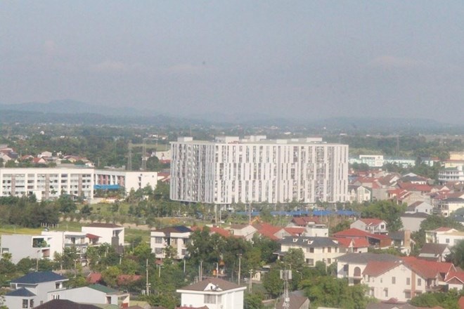 Social housing area in Thach Linh ward, Ha Tinh city today. Photo: Tran Tuan.