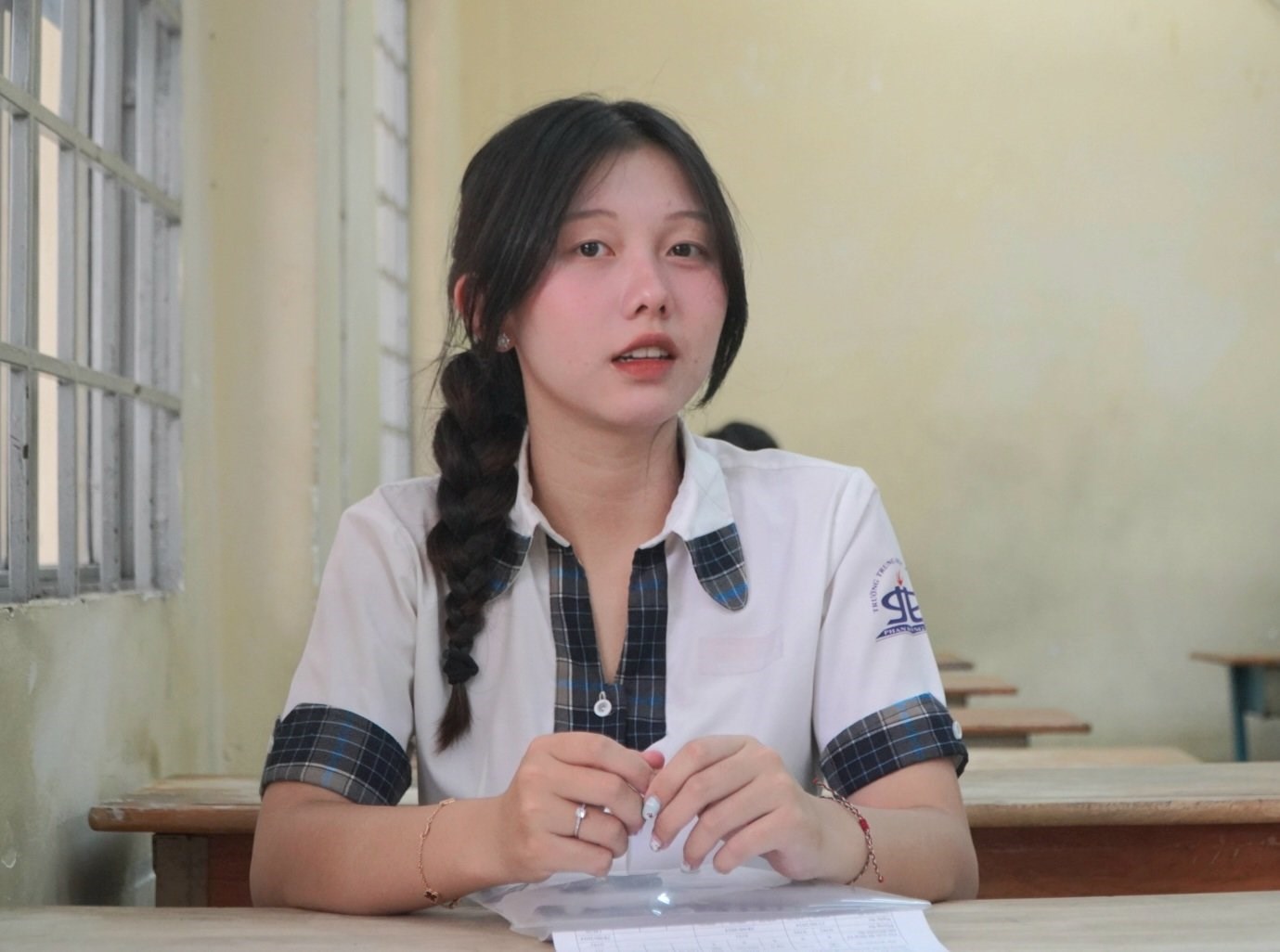 Thí sinh dự thi tốt nghiệp THPT năm 2024. Ảnh: Chân Phúc