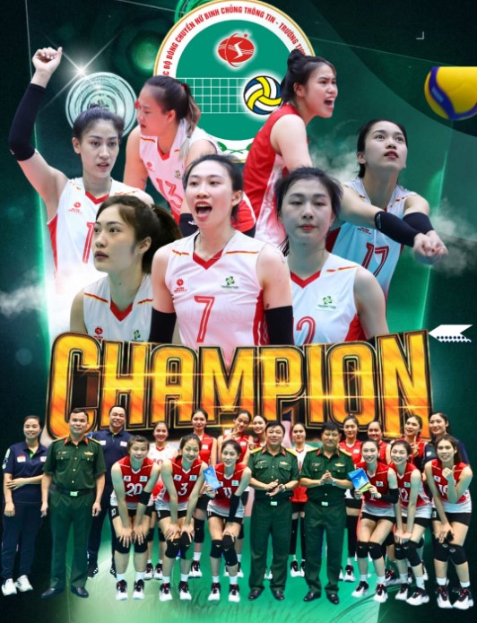 This result helped the Information Corps successfully defend the championship at the 2024 Army Open Cup volleyball tournament, while Thanh Hoa finished in 2nd place. photo: BCTT