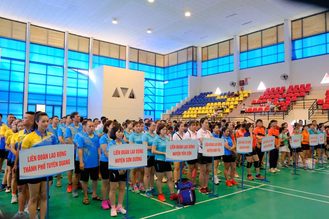 Hội thao Công nhân viên chức tỉnh Tuyên Quang. Ảnh: Công đoàn Tuyên Quang