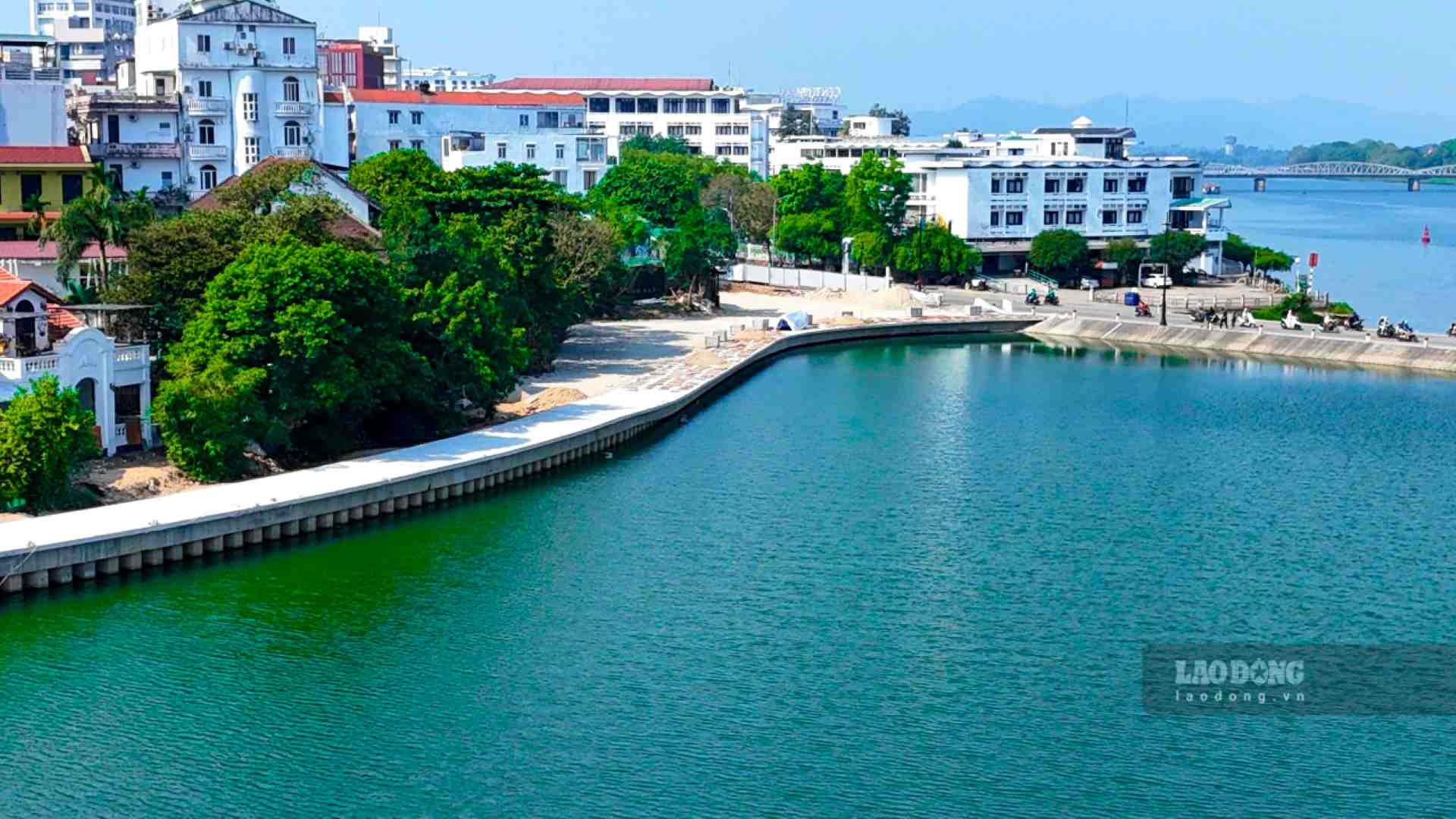 After the Nhu Y riverside walking route project is completed and put into use, it will become an ideal sightseeing and sightseeing place for local people and tourists.