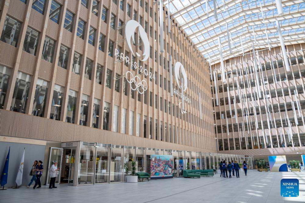 Olympic Paris 2024 sẽ có nhiều ứng dụng công nghệ vào trong các hoạt động. Ảnh: Xinhua