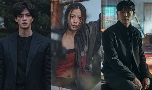 Song Kang, Go Min Si, Lee Do Hyun trong phim “Sweet Home 3”. Ảnh: Nhà sản xuất