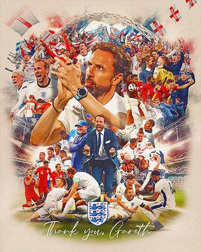 Gareth Southgate's reign at the England team has ended after the conclusion of EURO 2024. Photo: English Football Association