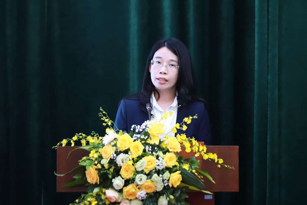 Bà Trần Khánh Hiền - Giám đốc Khối nghiên cứu, Công ty Chứng khoán MB. Ảnh: Phan Anh