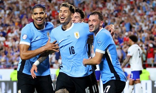 Uruguay đi tiếp với ngôi nhất bảng C. Ảnh: Copa America