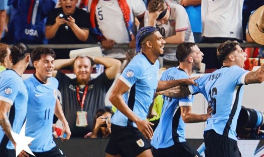 Uruguay đứng nhất bảng C. Ảnh: Copa America