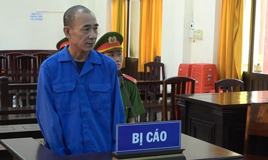 Nguyễn Tấn Thùy tại phiên Tòa. Ảnh: Xuân Nhi