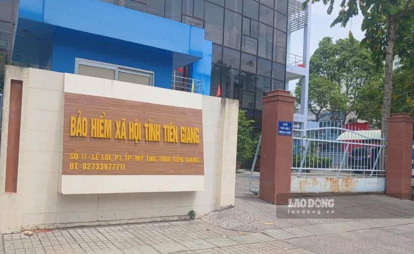Trụ sở cơ quan bảo hiểm xã hội tỉnh Tiền Giang. Ảnh: Thành Nhân