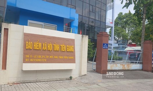 Trụ sở cơ quan bảo hiểm xã hội tỉnh Tiền Giang. Ảnh: Thành Nhân