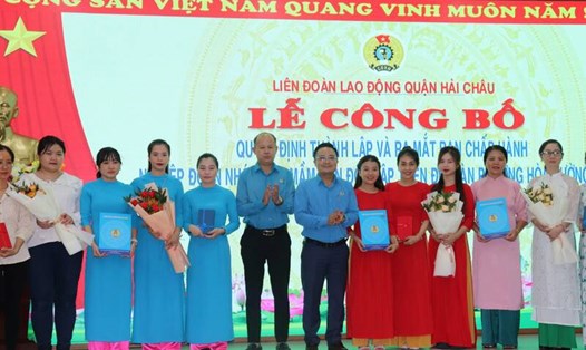 LĐLĐ quận Hải Châu, TP Đà Nẵng thành lập 11 nghiệp đoàn nhóm lớp mầm non độc lập. Ảnh: Nguyễn Linh