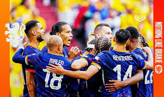 Tuyển Hà Lan giành vé vào tứ kết EURO 2024 bằng chiến thắng ấn tượng trước Romania. Ảnh: LĐBĐ Hà Lan